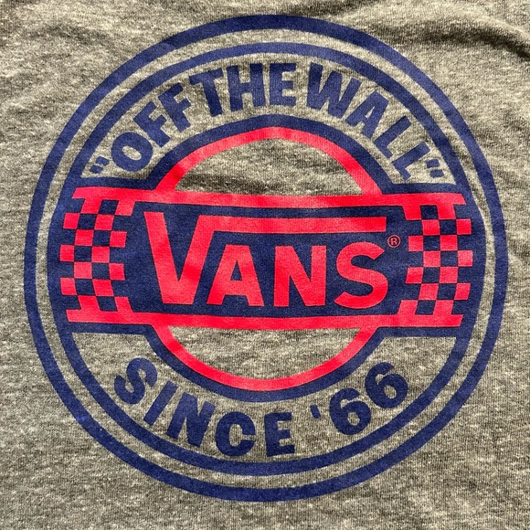 Off The Wall VANS Grey Shirt Size Small - Picture 6 of 6